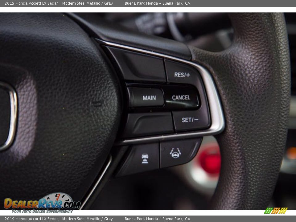 2019 Honda Accord LX Sedan Modern Steel Metallic / Gray Photo #17