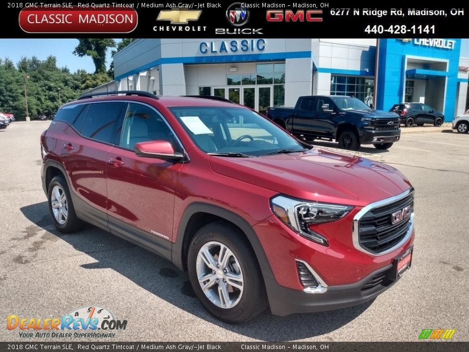 2018 GMC Terrain SLE Red Quartz Tintcoat / Medium Ash Gray/­Jet Black Photo #1