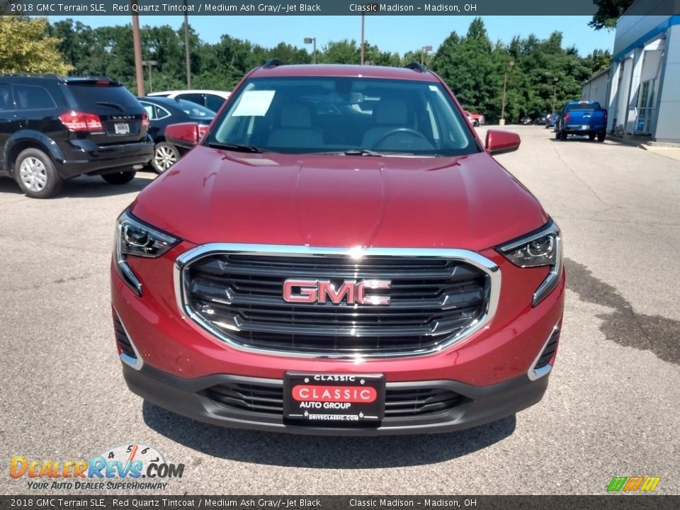 2018 GMC Terrain SLE Red Quartz Tintcoat / Medium Ash Gray/­Jet Black Photo #4