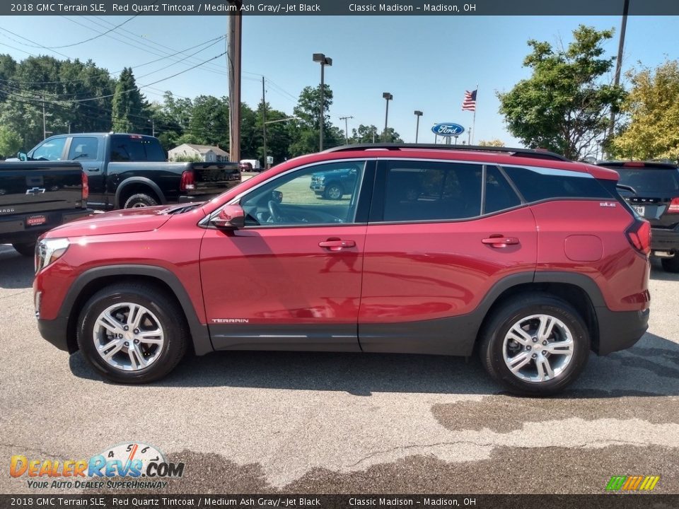 2018 GMC Terrain SLE Red Quartz Tintcoat / Medium Ash Gray/­Jet Black Photo #6