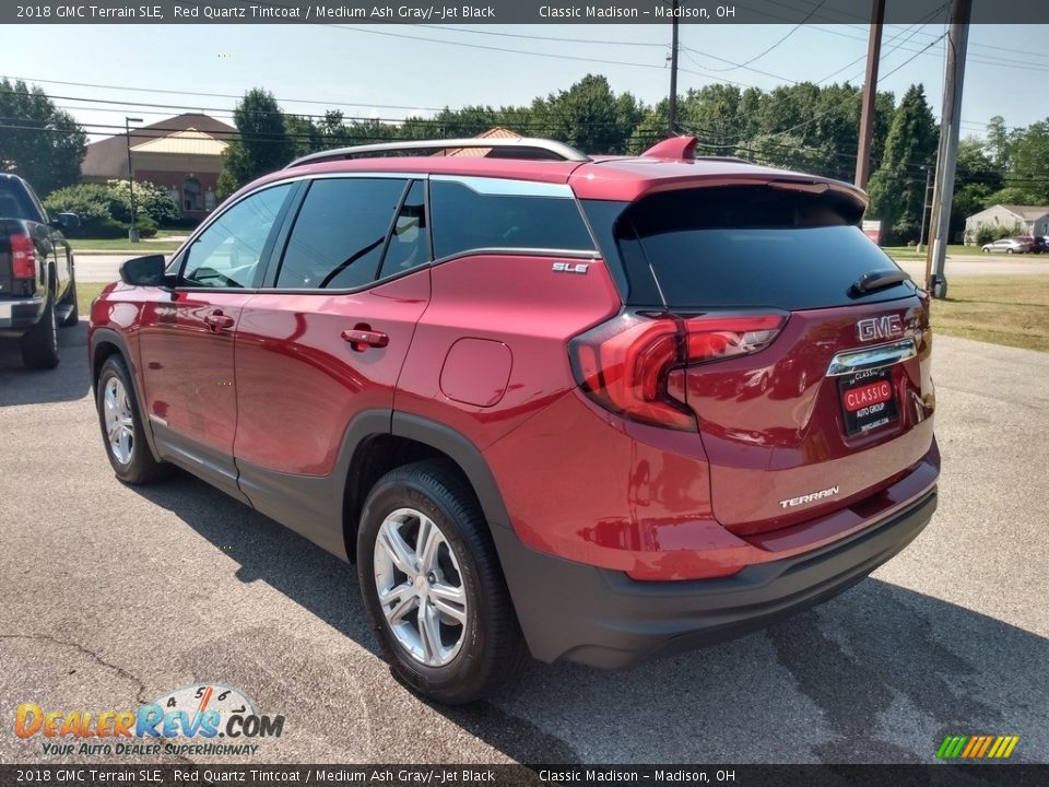 2018 GMC Terrain SLE Red Quartz Tintcoat / Medium Ash Gray/­Jet Black Photo #7