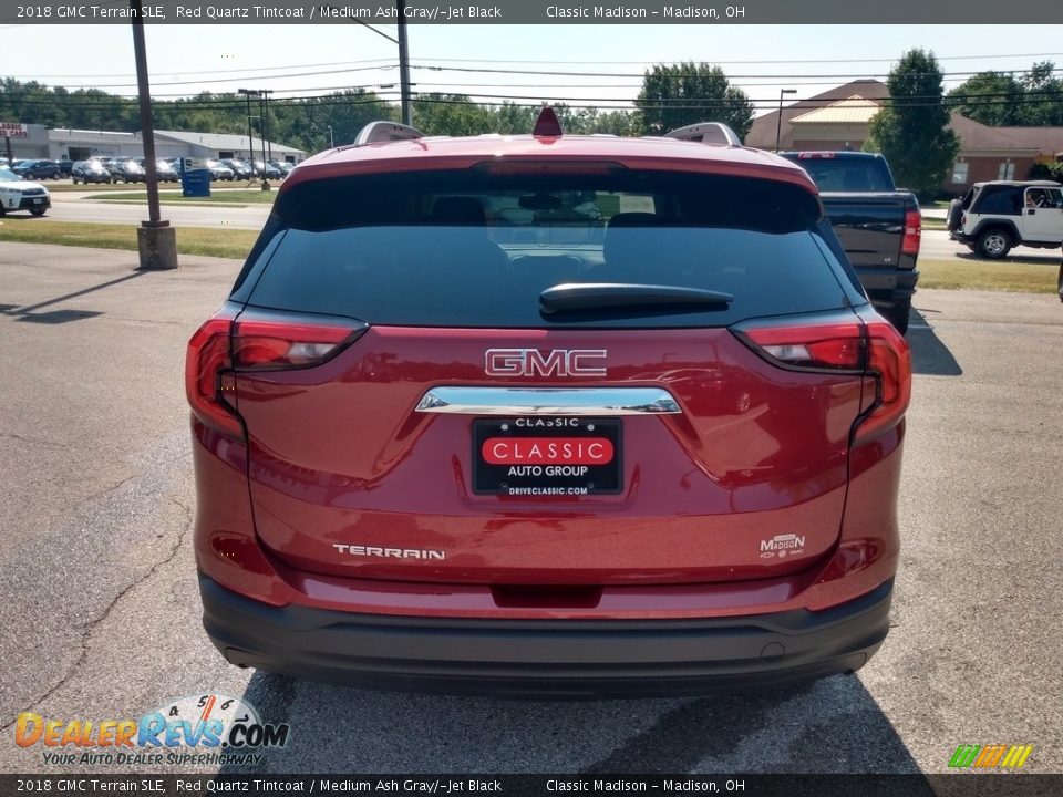 2018 GMC Terrain SLE Red Quartz Tintcoat / Medium Ash Gray/­Jet Black Photo #8