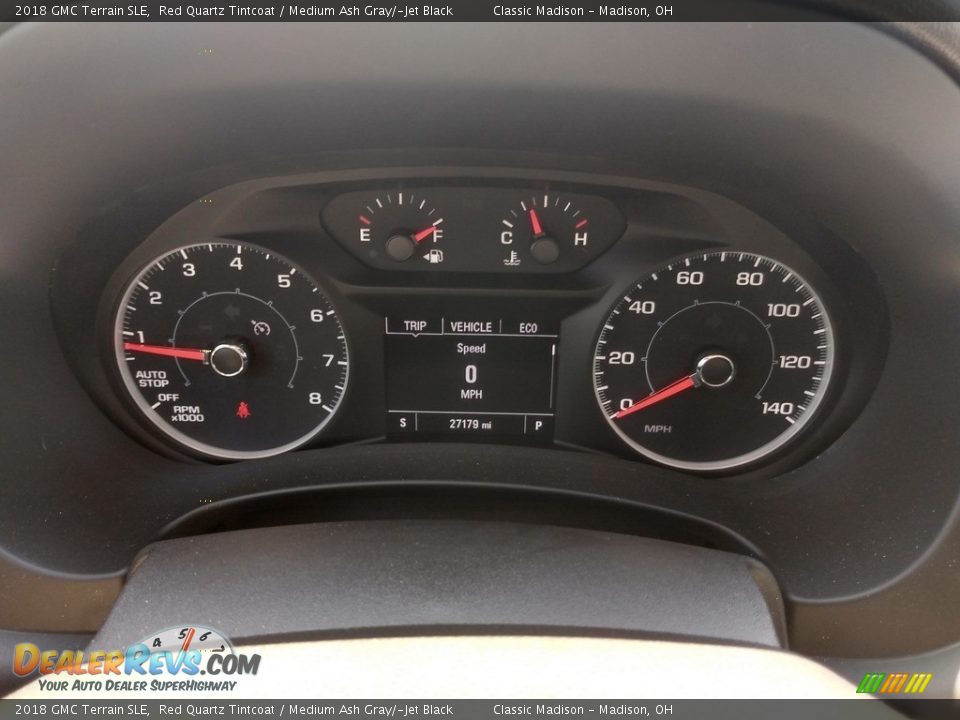 2018 GMC Terrain SLE Red Quartz Tintcoat / Medium Ash Gray/­Jet Black Photo #14