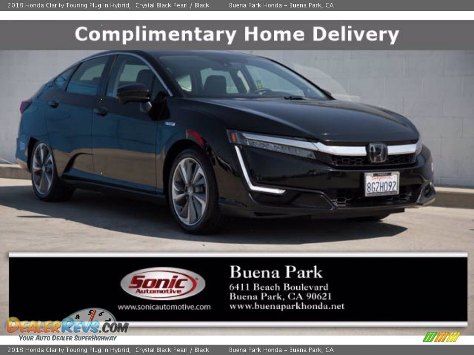 2018 Honda Clarity Touring Plug In Hybrid Crystal Black Pearl / Black Photo #1