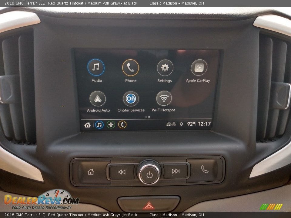 2018 GMC Terrain SLE Red Quartz Tintcoat / Medium Ash Gray/­Jet Black Photo #17