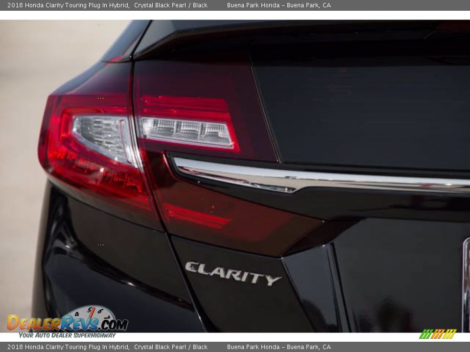 2018 Honda Clarity Touring Plug In Hybrid Crystal Black Pearl / Black Photo #10