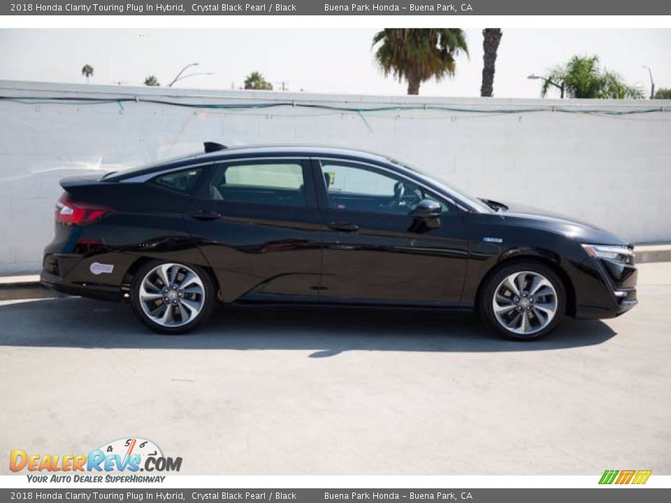 2018 Honda Clarity Touring Plug In Hybrid Crystal Black Pearl / Black Photo #12