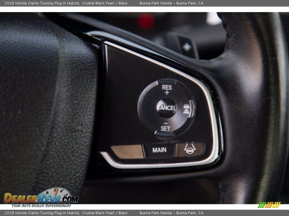 2018 Honda Clarity Touring Plug In Hybrid Crystal Black Pearl / Black Photo #15