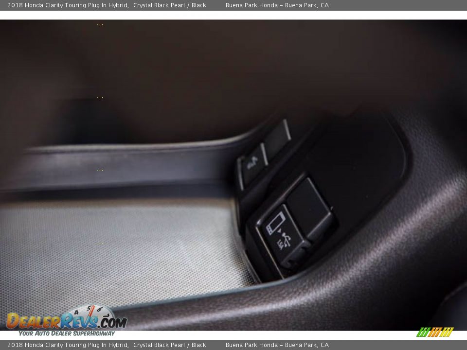 2018 Honda Clarity Touring Plug In Hybrid Crystal Black Pearl / Black Photo #18