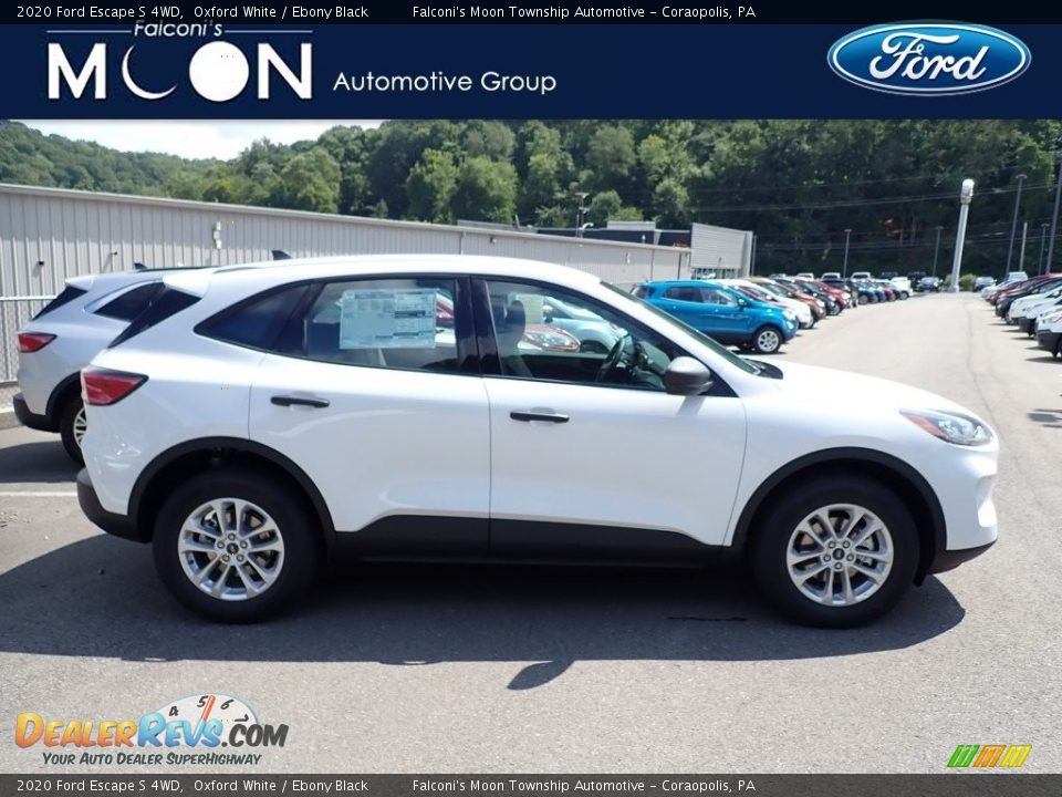 2020 Ford Escape S 4WD Oxford White / Ebony Black Photo #1