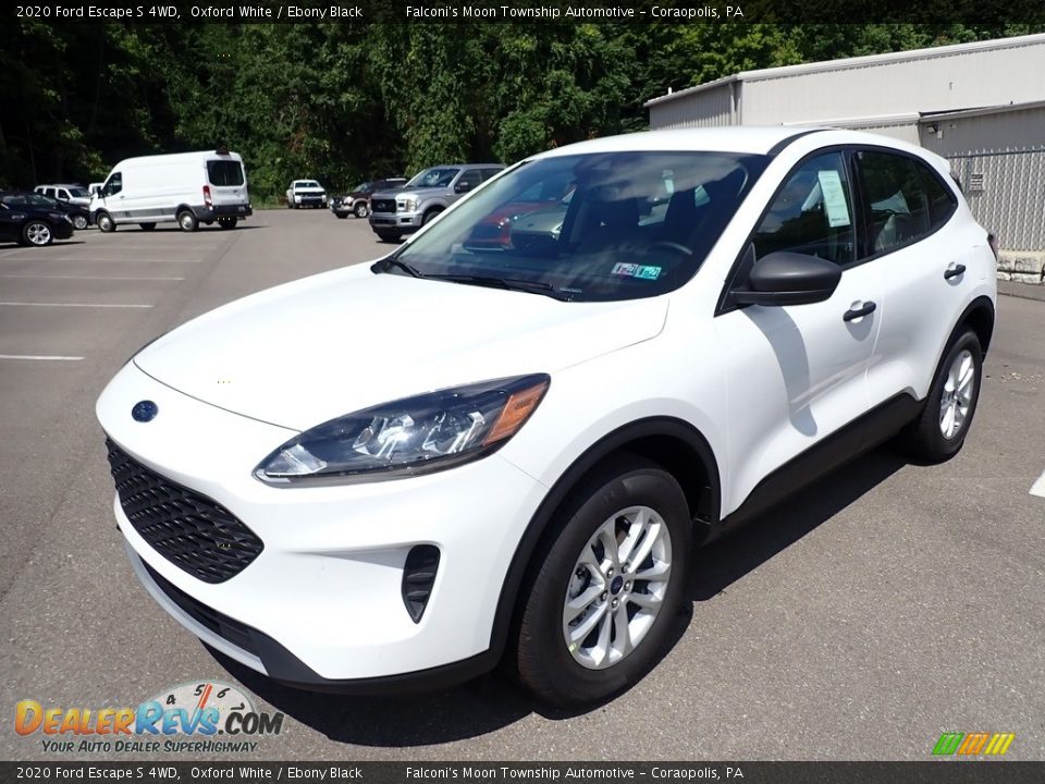 2020 Ford Escape S 4WD Oxford White / Ebony Black Photo #5