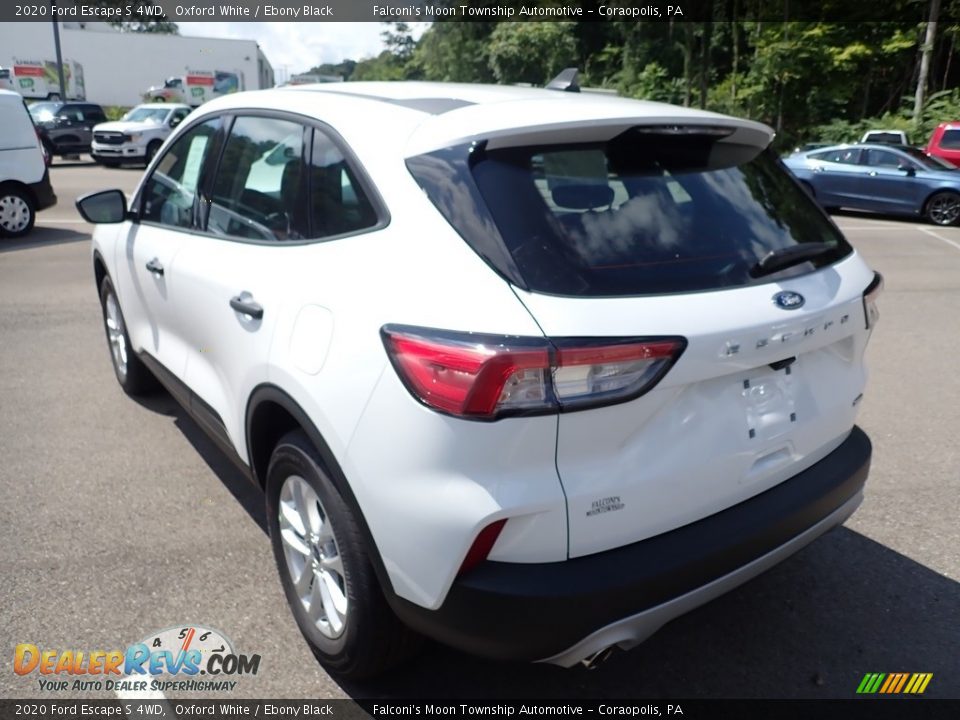 2020 Ford Escape S 4WD Oxford White / Ebony Black Photo #6