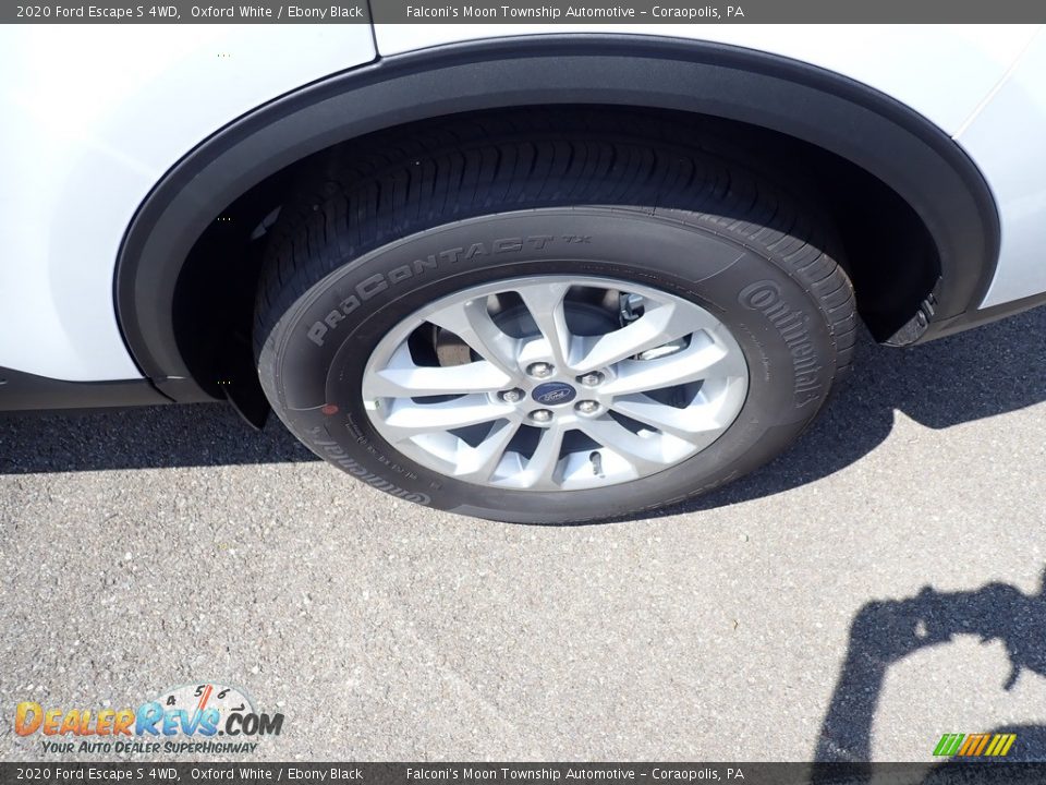 2020 Ford Escape S 4WD Oxford White / Ebony Black Photo #7