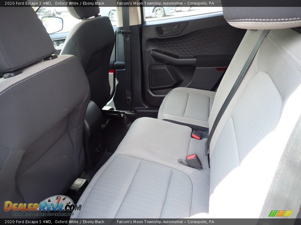 2020 Ford Escape S 4WD Oxford White / Ebony Black Photo #8