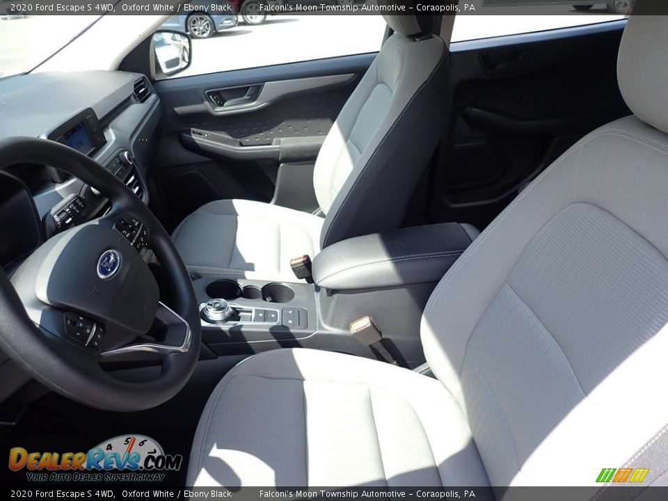 2020 Ford Escape S 4WD Oxford White / Ebony Black Photo #11