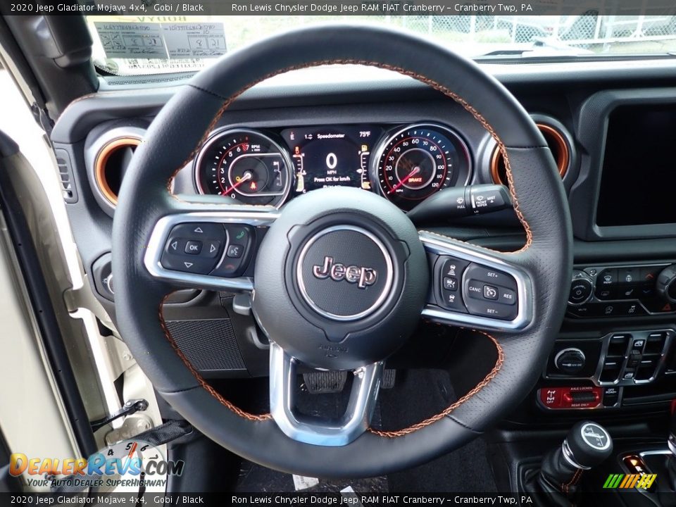 2020 Jeep Gladiator Mojave 4x4 Steering Wheel Photo #16