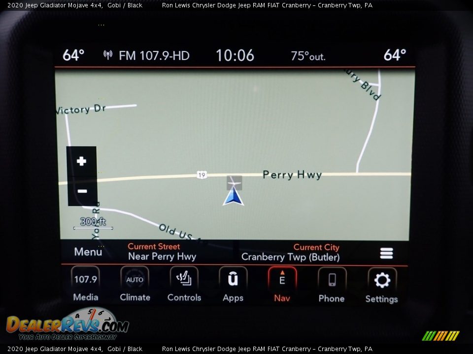 Navigation of 2020 Jeep Gladiator Mojave 4x4 Photo #18