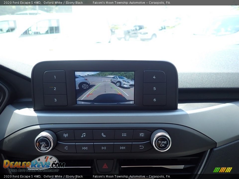 2020 Ford Escape S 4WD Oxford White / Ebony Black Photo #14