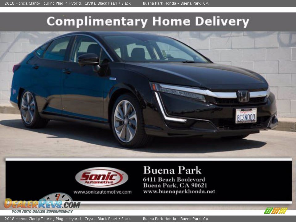 2018 Honda Clarity Touring Plug In Hybrid Crystal Black Pearl / Black Photo #1