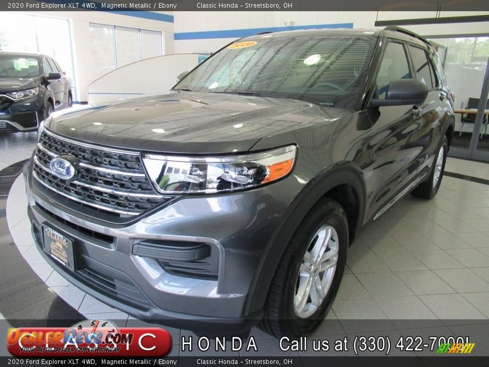 2020 Ford Explorer XLT 4WD Magnetic Metallic / Ebony Photo #1
