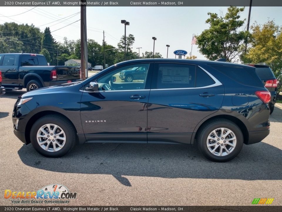 2020 Chevrolet Equinox LT AWD Midnight Blue Metallic / Jet Black Photo #5