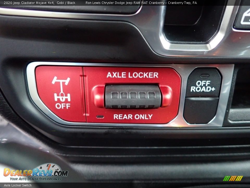 Axle Locker Switch - 2020 Jeep Gladiator