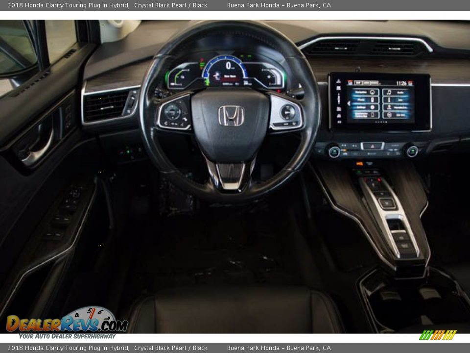 2018 Honda Clarity Touring Plug In Hybrid Crystal Black Pearl / Black Photo #5