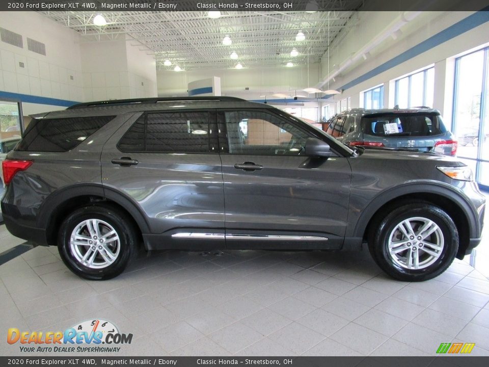 2020 Ford Explorer XLT 4WD Magnetic Metallic / Ebony Photo #4