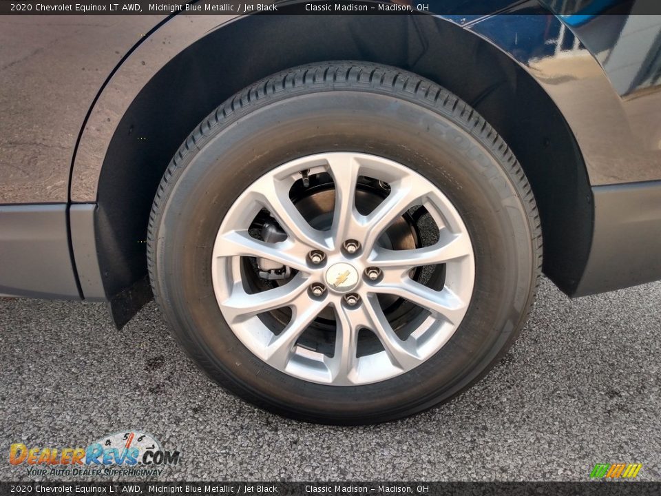 2020 Chevrolet Equinox LT AWD Midnight Blue Metallic / Jet Black Photo #8