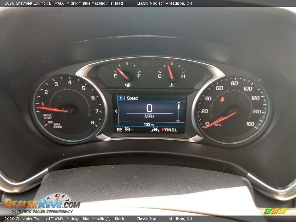 2020 Chevrolet Equinox LT AWD Midnight Blue Metallic / Jet Black Photo #12