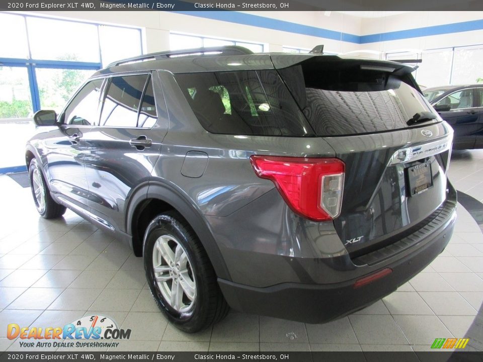 2020 Ford Explorer XLT 4WD Magnetic Metallic / Ebony Photo #9