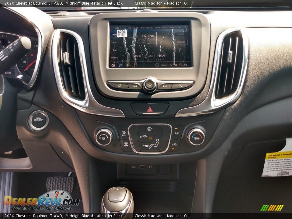 2020 Chevrolet Equinox LT AWD Midnight Blue Metallic / Jet Black Photo #13