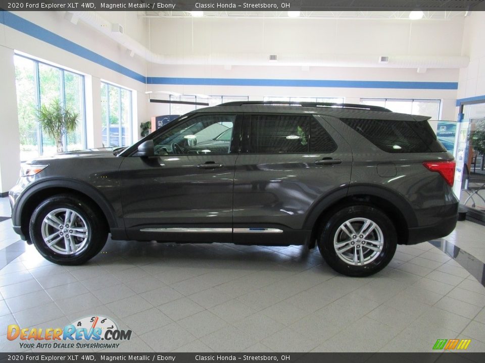 2020 Ford Explorer XLT 4WD Magnetic Metallic / Ebony Photo #10