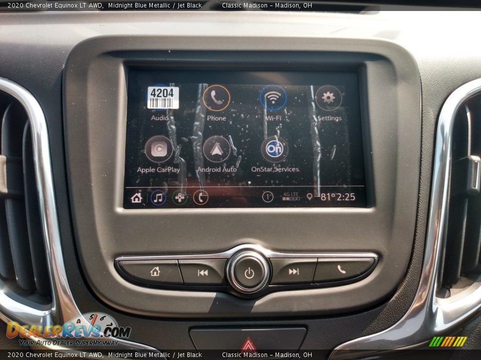 2020 Chevrolet Equinox LT AWD Midnight Blue Metallic / Jet Black Photo #14