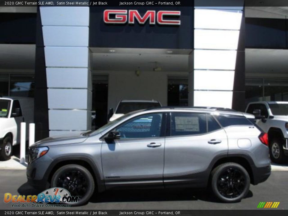 2020 GMC Terrain SLE AWD Satin Steel Metallic / Jet Black Photo #2