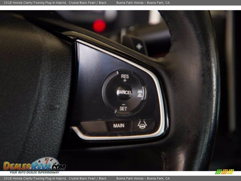 2018 Honda Clarity Touring Plug In Hybrid Crystal Black Pearl / Black Photo #13