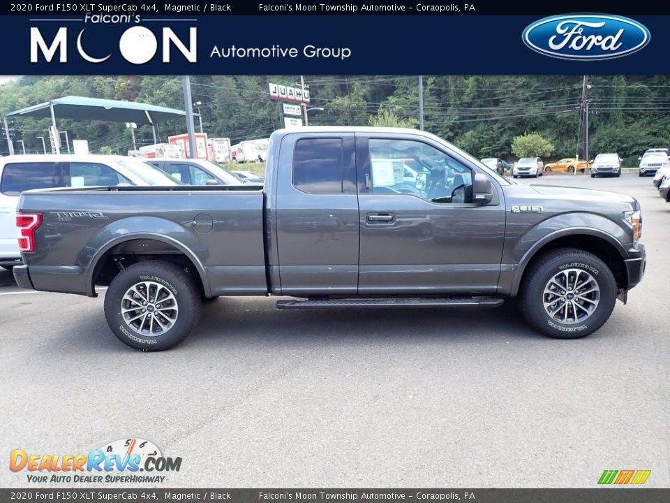 2020 Ford F150 XLT SuperCab 4x4 Magnetic / Black Photo #1