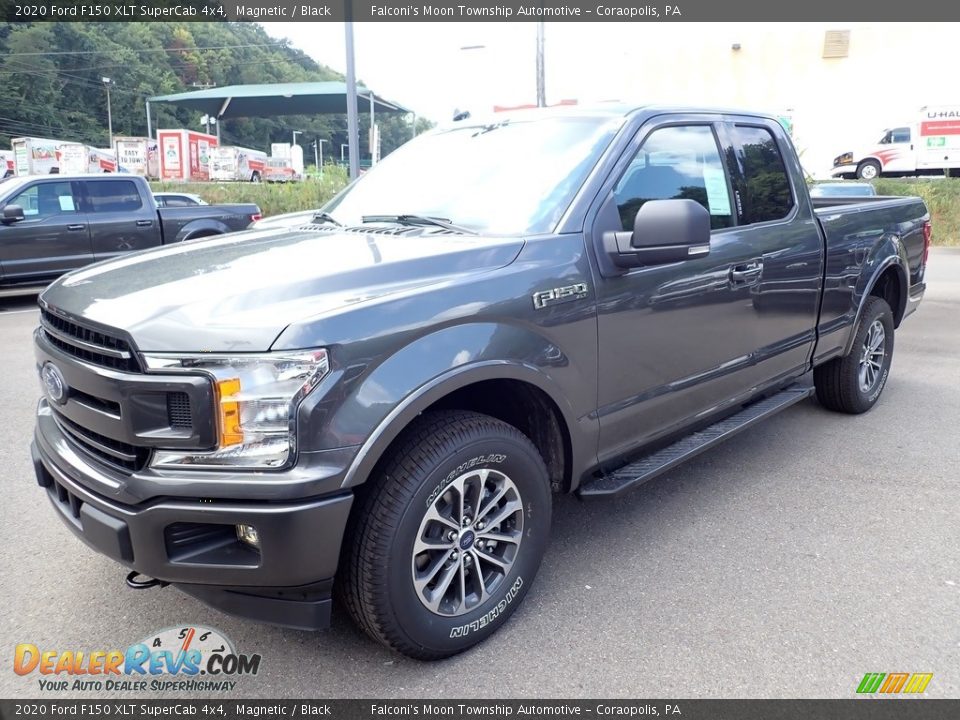 2020 Ford F150 XLT SuperCab 4x4 Magnetic / Black Photo #2