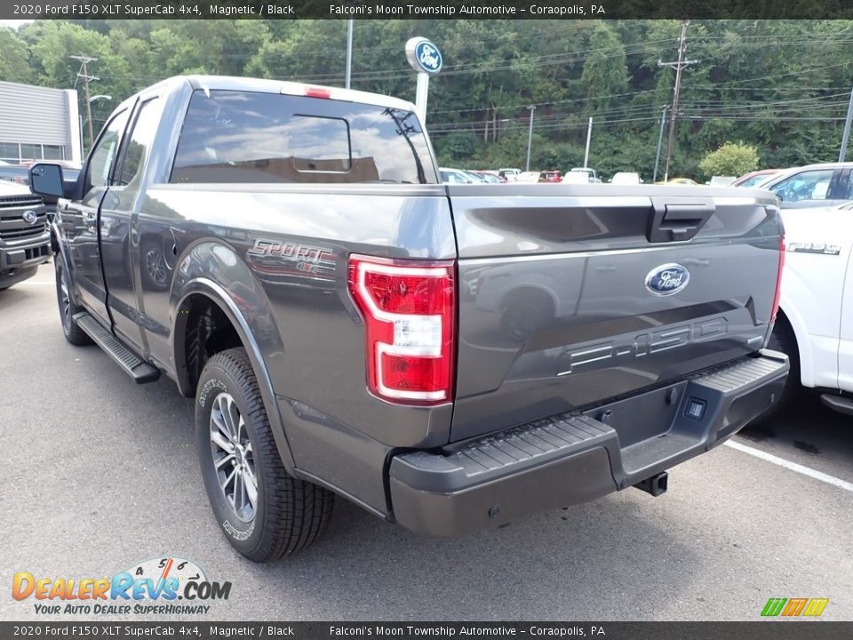 2020 Ford F150 XLT SuperCab 4x4 Magnetic / Black Photo #3