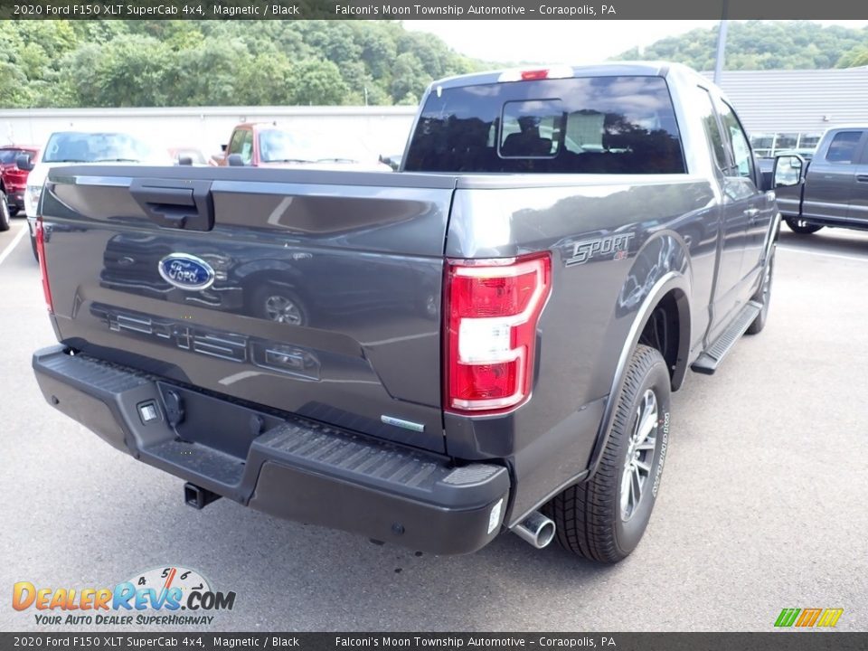2020 Ford F150 XLT SuperCab 4x4 Magnetic / Black Photo #5