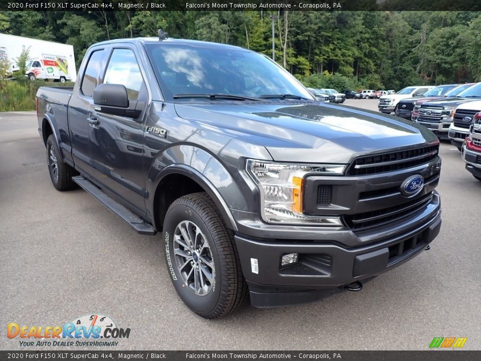 2020 Ford F150 XLT SuperCab 4x4 Magnetic / Black Photo #6