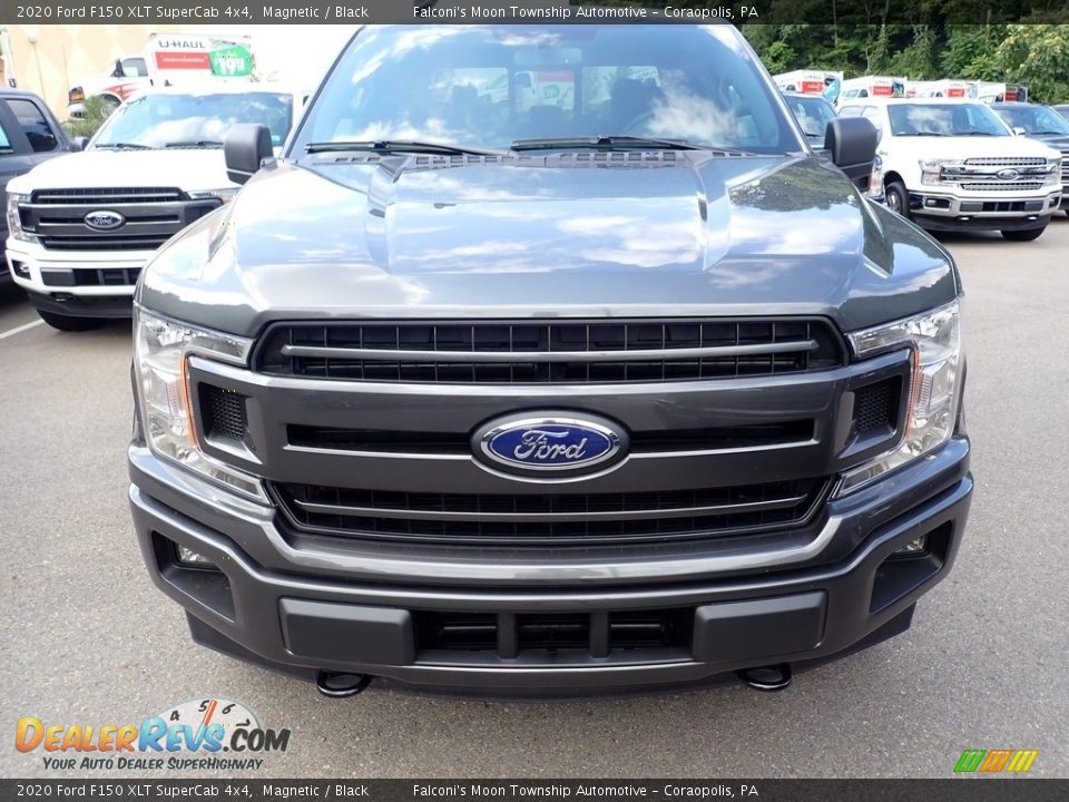 2020 Ford F150 XLT SuperCab 4x4 Magnetic / Black Photo #7