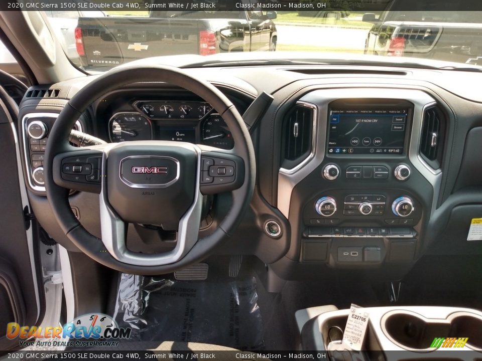 2020 GMC Sierra 1500 SLE Double Cab 4WD Summit White / Jet Black Photo #3