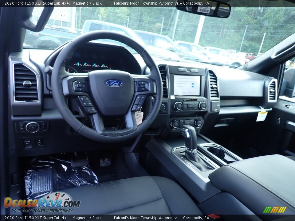 2020 Ford F150 XLT SuperCab 4x4 Magnetic / Black Photo #11