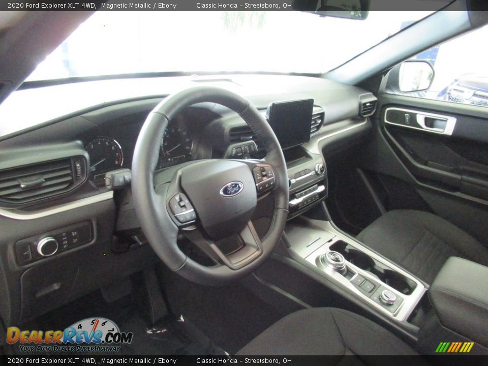 2020 Ford Explorer XLT 4WD Magnetic Metallic / Ebony Photo #29
