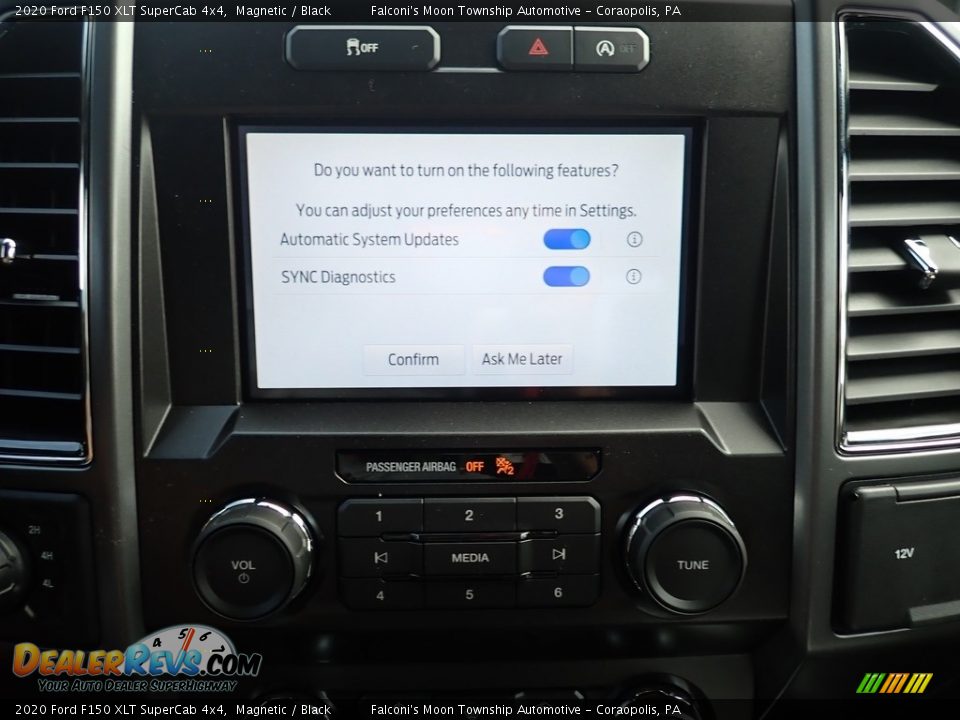 2020 Ford F150 XLT SuperCab 4x4 Magnetic / Black Photo #14