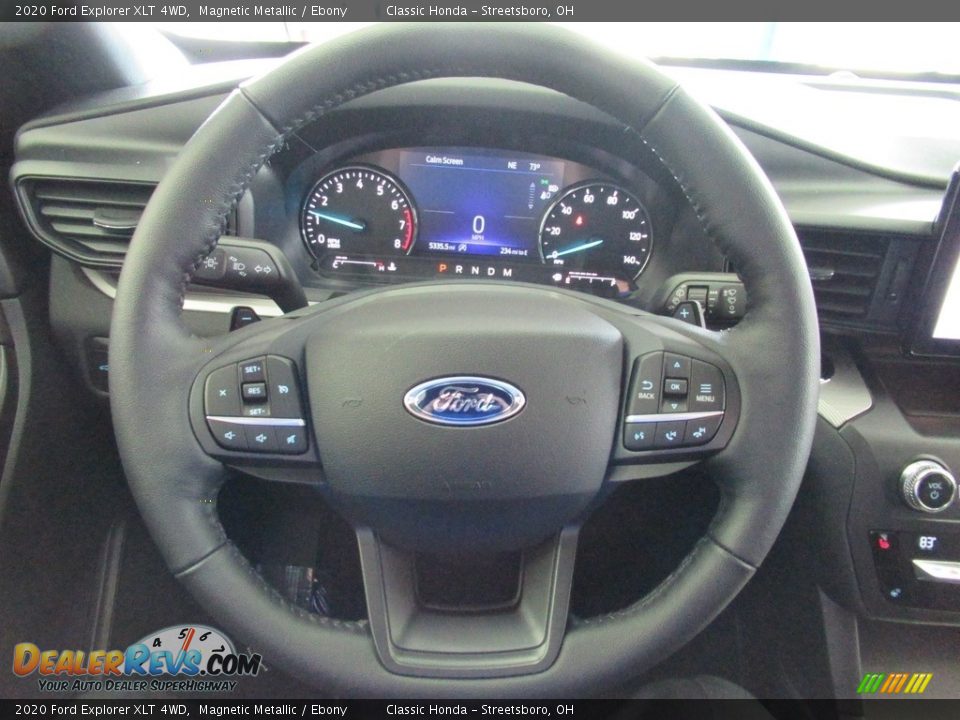 2020 Ford Explorer XLT 4WD Magnetic Metallic / Ebony Photo #32