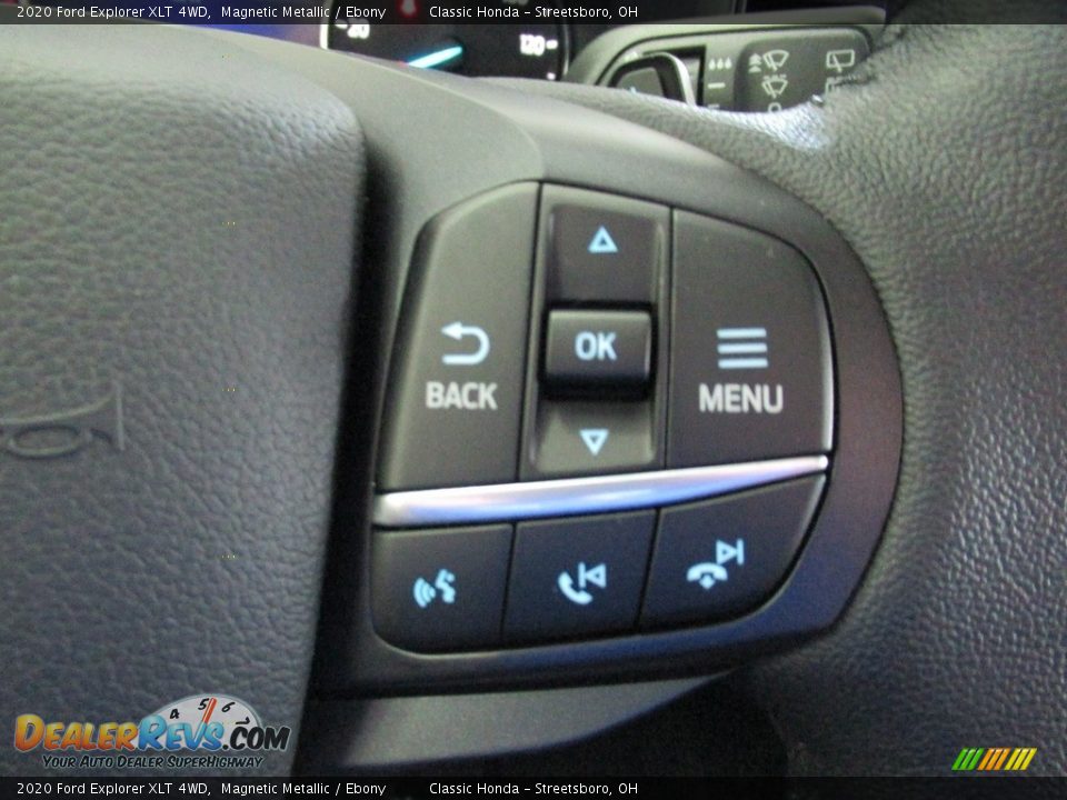 2020 Ford Explorer XLT 4WD Magnetic Metallic / Ebony Photo #33