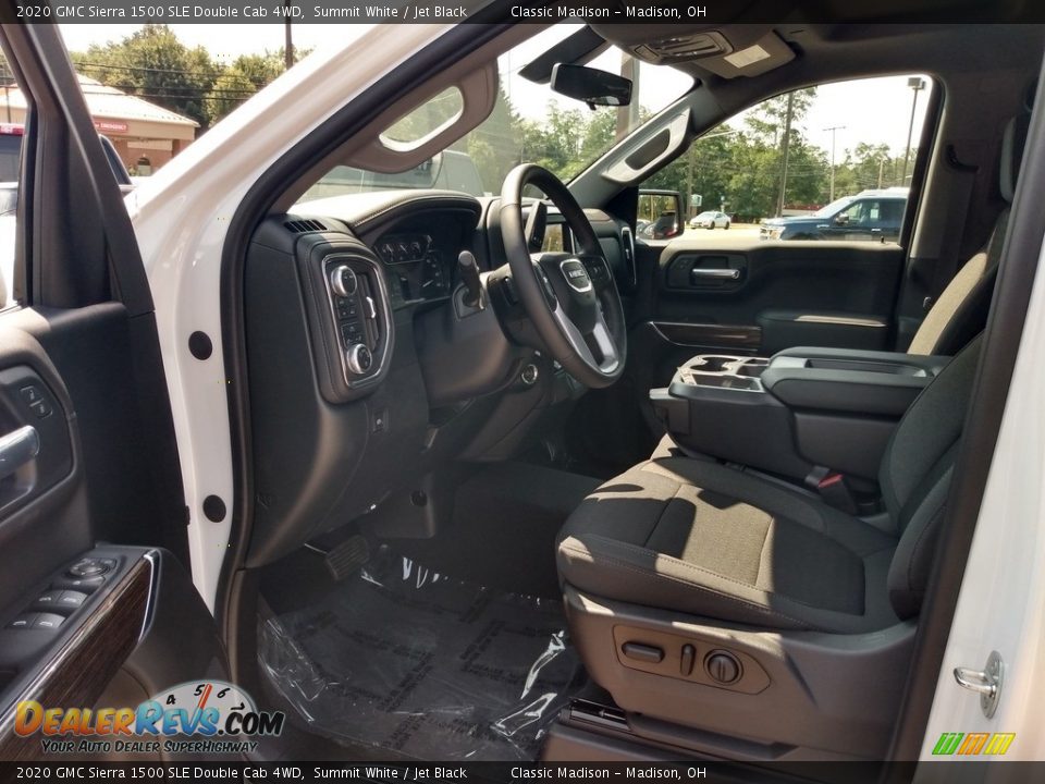 2020 GMC Sierra 1500 SLE Double Cab 4WD Summit White / Jet Black Photo #11