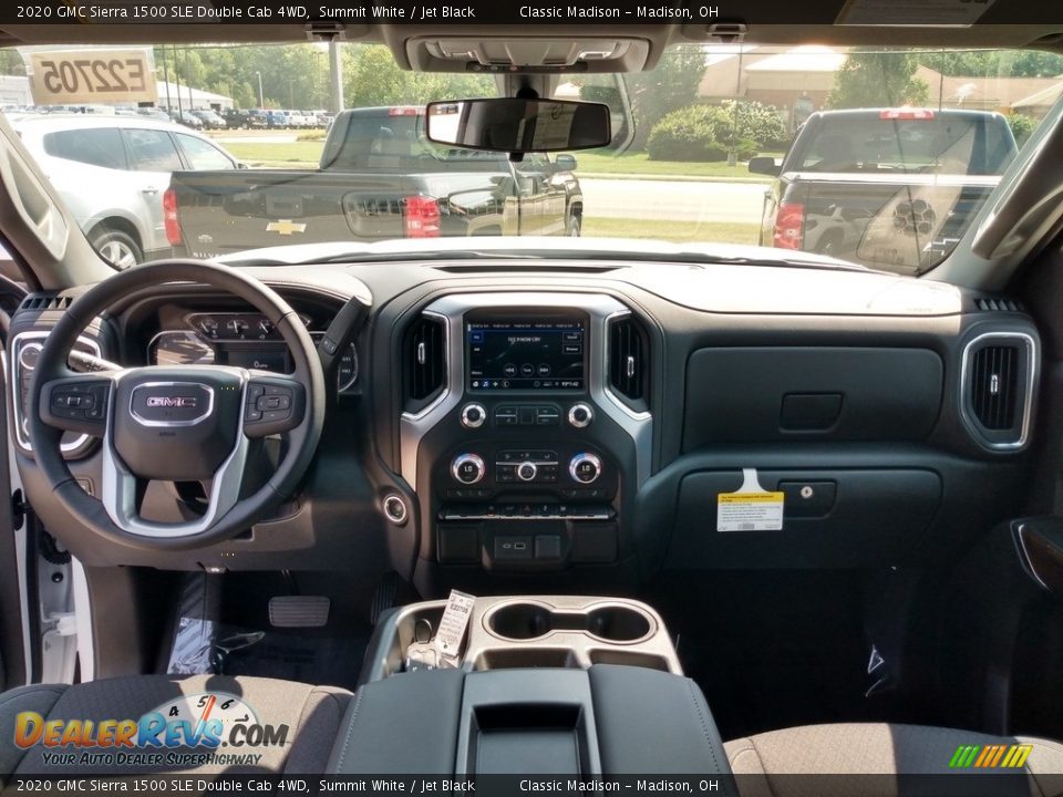 2020 GMC Sierra 1500 SLE Double Cab 4WD Summit White / Jet Black Photo #12
